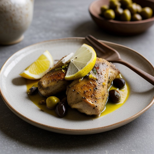 Moroccan Chicken With Preserved Lemons recipe image