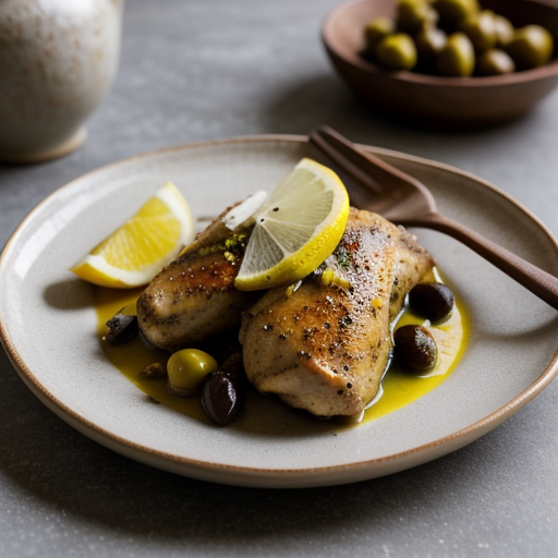 Moroccan Chicken With Preserved Lemons recipe image