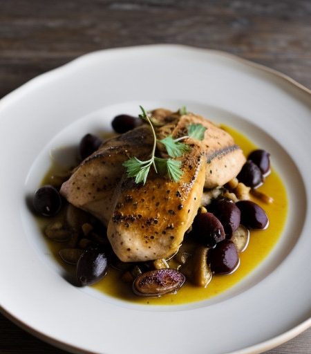 Moroccan Lemon Chicken With Olives recipe image