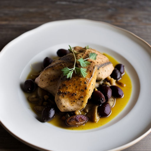 Moroccan Lemon Chicken With Olives recipe image