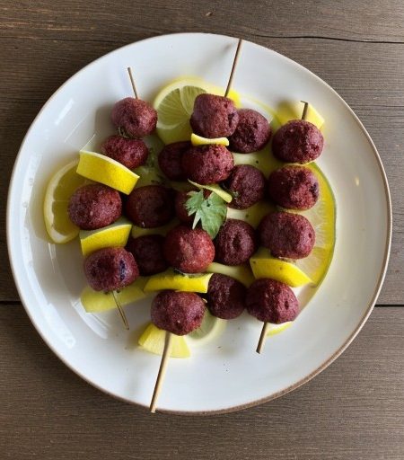 Moroccan Lemon-Scented Kebobs recipe image