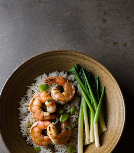 Moroccan Shrimp~ Rice~ & Orange Salad recipe image
