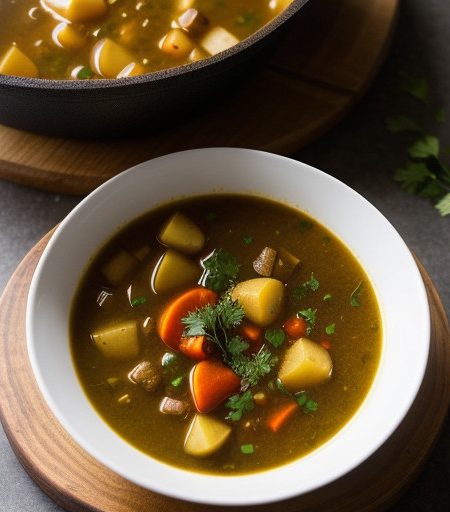 Moroccan-Style Vegetable Soup recipe image