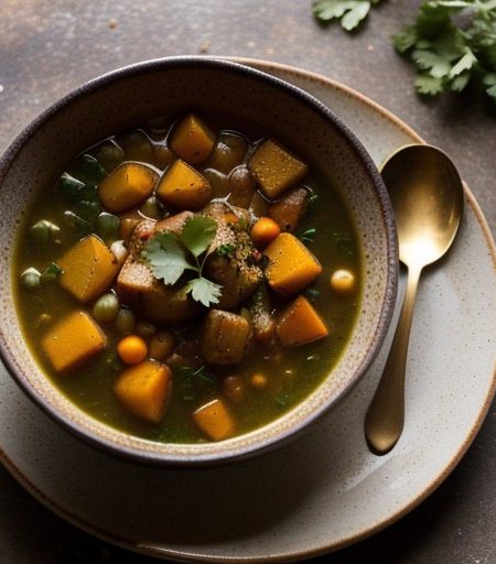 Moroccan-Style Vegetable Soup recipe image