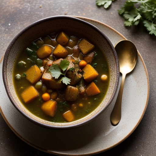 Moroccan-Style Vegetable Soup recipe image