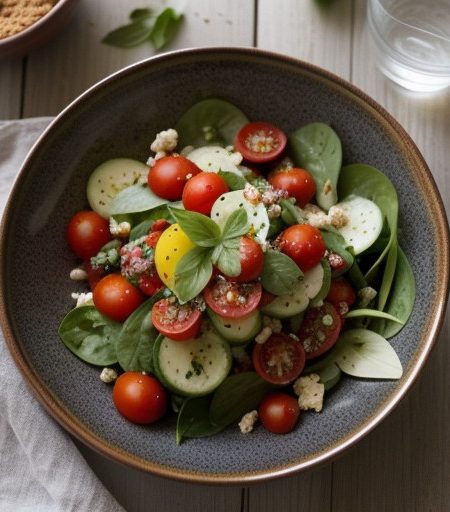 Moroccan Tomato & Pepper Salad recipe image