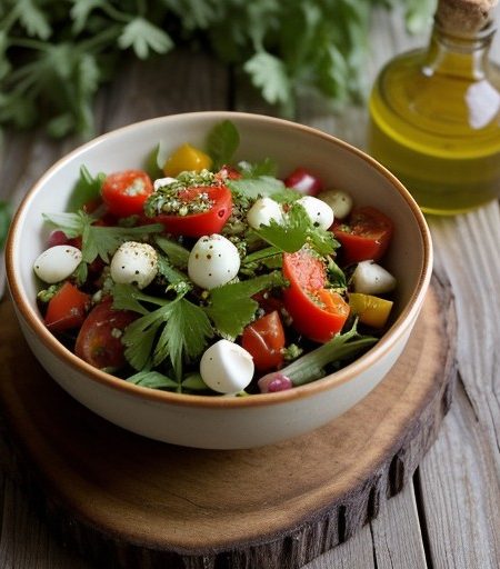 Moroccan Tomato and Pepper Salad recipe image