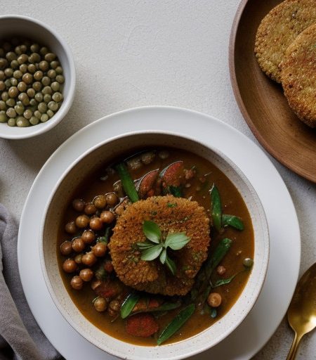Moroccan Vegetable Stew With Roasted Buckwheat recipe image