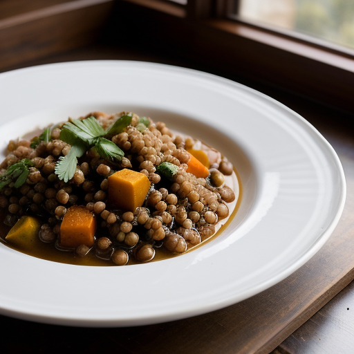 Moroccan Vegetable Stew With Roasted Buckwheat recipe image