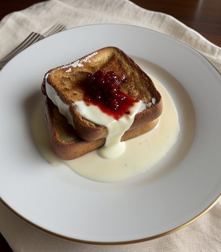 Mort's French Toast W/ Cream Cheese *** Bgmb9 recipe image