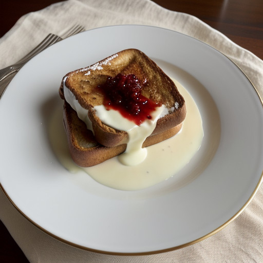 Mort's French Toast W/ Cream Cheese *** Bgmb9 recipe image