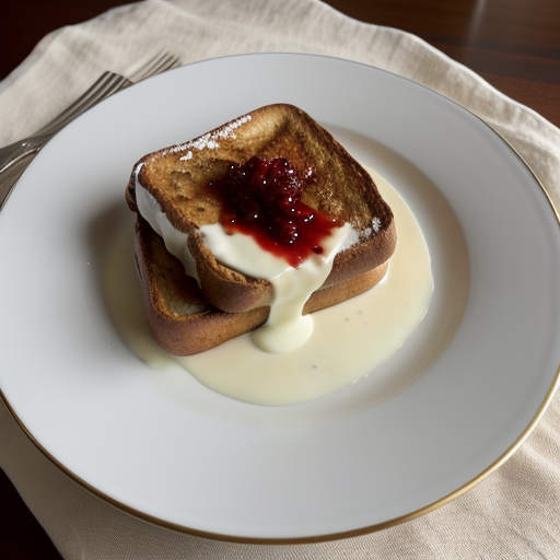 Mort's French Toast W/ Cream Cheese *** Bgmb9 recipe image