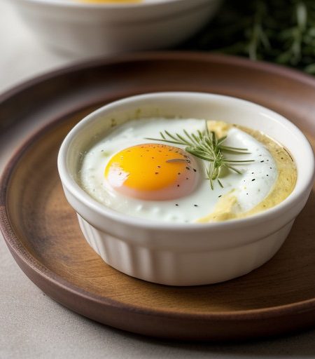 Mountain High Herb Baked Eggs recipe image