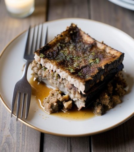 Moussaka Di Mare (Eggplant and Tuna recipe image