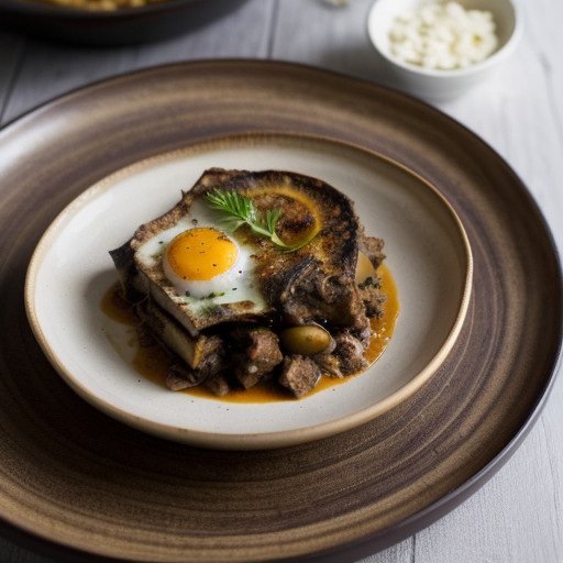 Moussaka (Eggplant and Lamb Casserole recipe image