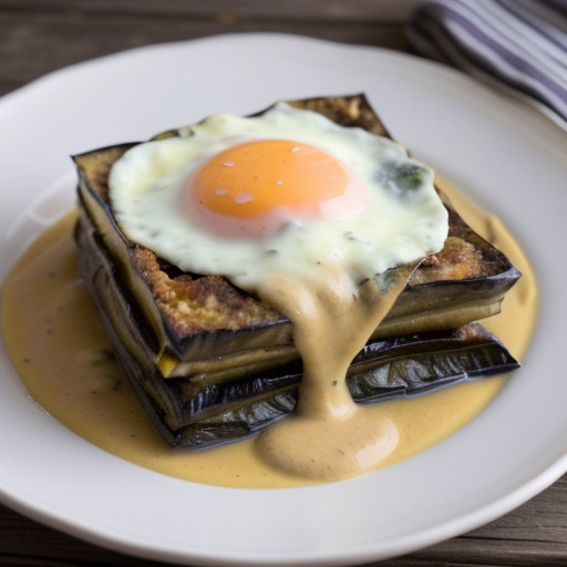 Moussaka (Eggplant and Meat With Custard recipe image