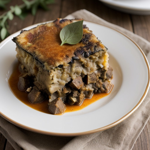 Moussaka (Lamb & Eggplant Casserole recipe image