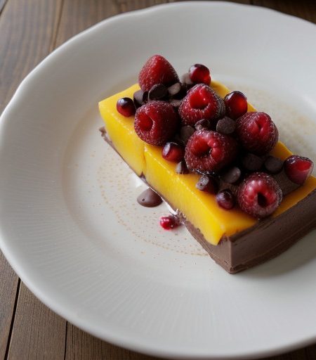 Mousse Au Chocolat Blanc Et Fruits Des Îles recipe image