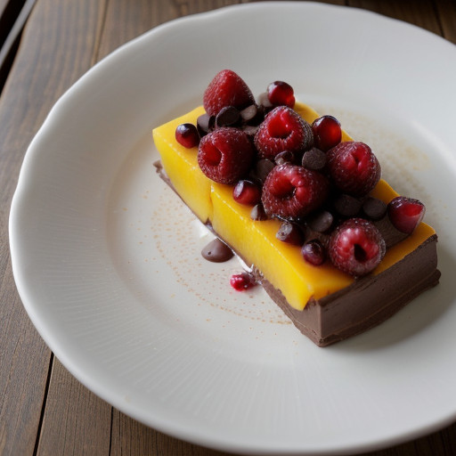 Mousse Au Chocolat Blanc Et Fruits Des Îles recipe image
