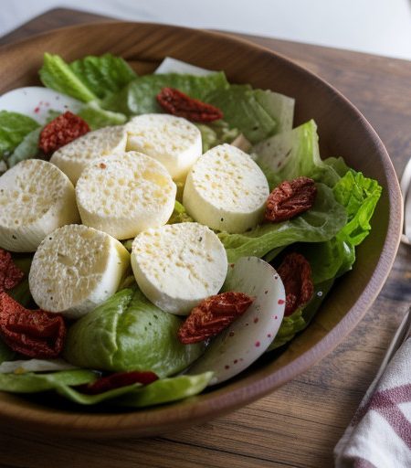 Mozzarella Salad With Sun-Dried Tomatoes recipe image
