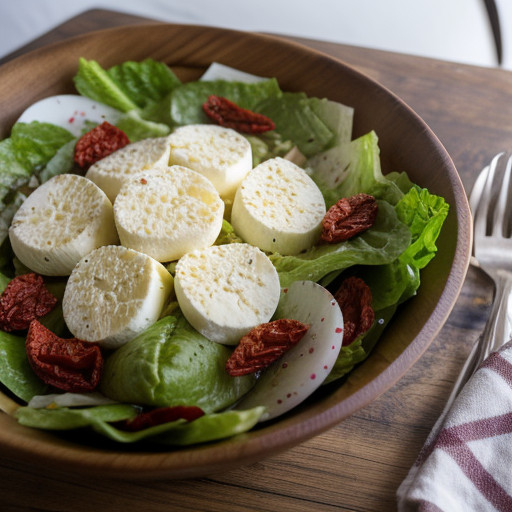 Mozzarella Salad With Sun-Dried Tomatoes recipe image