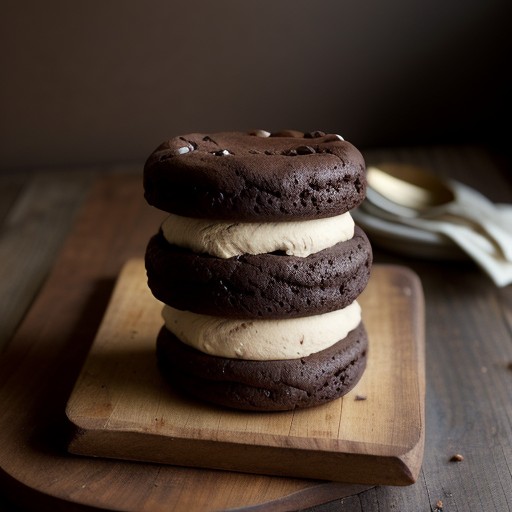 Mr. Lou's Chocolate Brownie and Coffee Ice Cream Sandwich recipe image