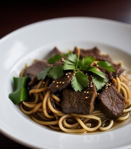 Mr. Food's Asian Beef & Noodles recipe image