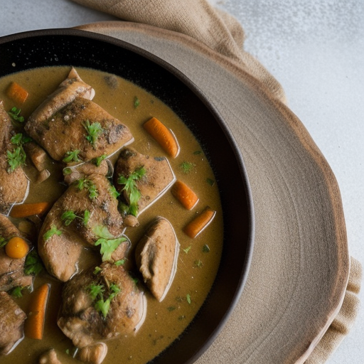 Mr. Food's Chicken Fricassee- 11/3/95 recipe image
