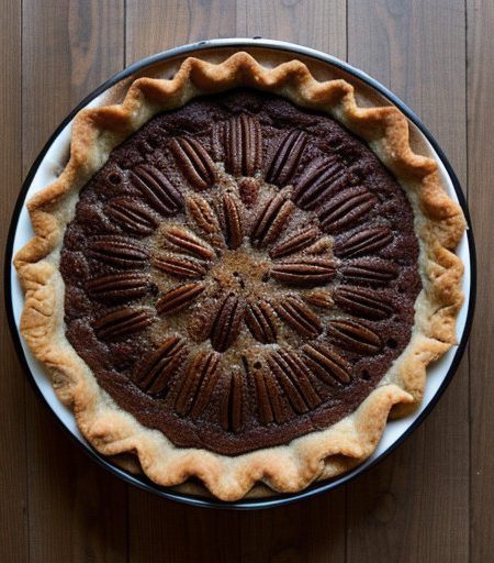 Mr. Food's Chocolate Pecan Pie recipe image