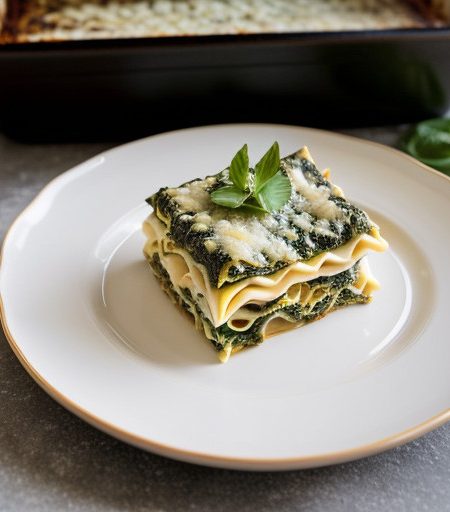 Mr. Food's Easy Spinach Lasagna recipe image