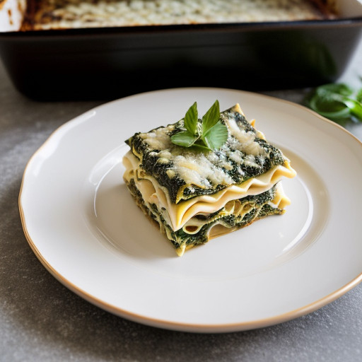 Mr. Food's Easy Spinach Lasagna recipe image