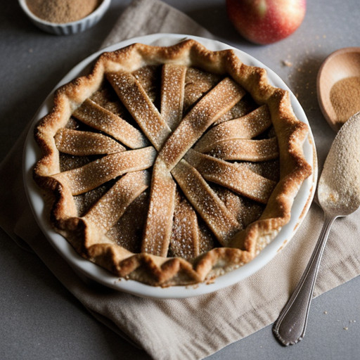 Mr. Food's Grated Apple Pie recipe image