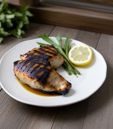 Mr. Food's Grilled Lemon-Pepper Chicken recipe image