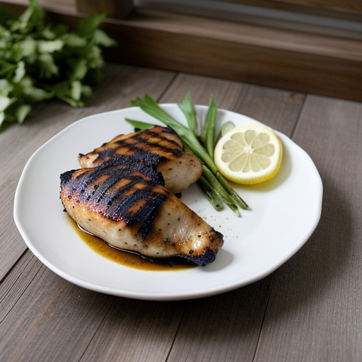 Mr. Food's Grilled Lemon-Pepper Chicken recipe image