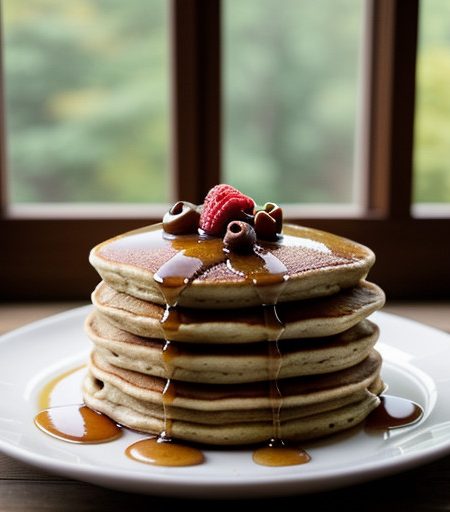 Mr. Food's Homemade Cinnamon Pancakes recipe image