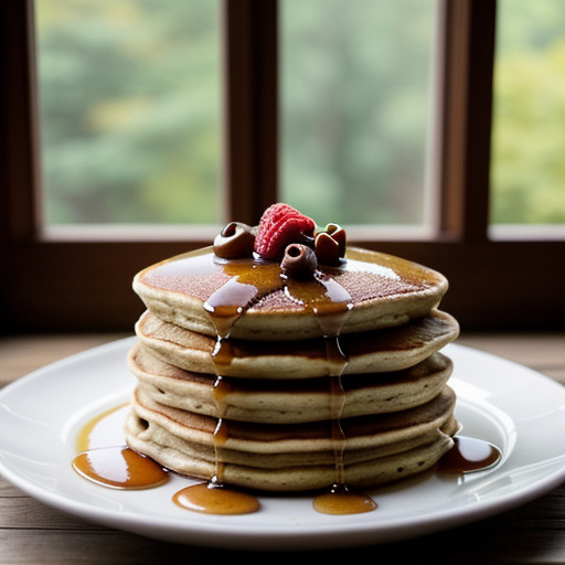 Mr. Food's Homemade Cinnamon Pancakes recipe image