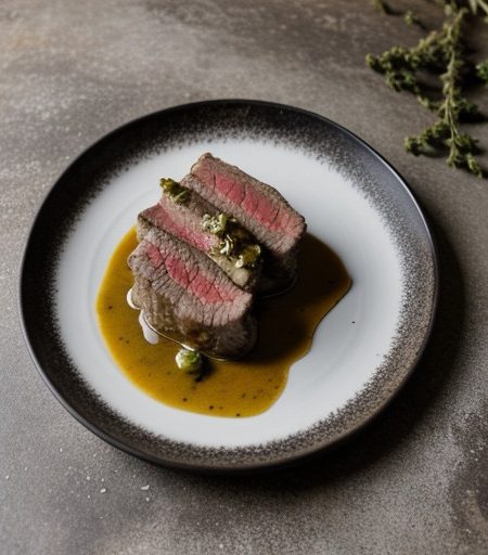 Mr. Food's Mediterranean Steak recipe image