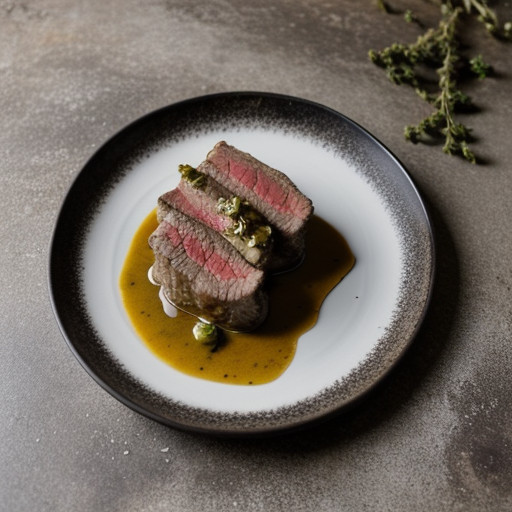 Mr. Food's Mediterranean Steak recipe image