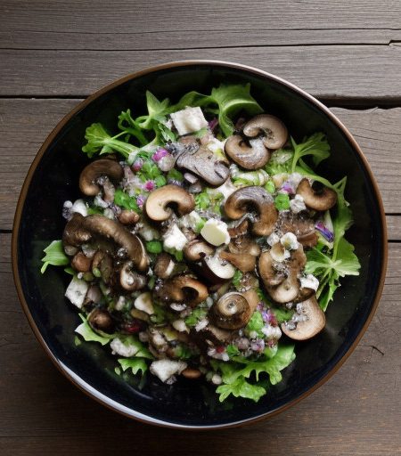 Mr. Food's Mushroom Salad recipe image