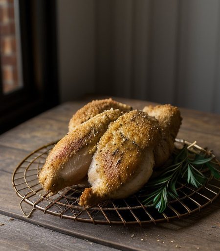 Mr. Food's Oven-Crisped Chicken recipe image