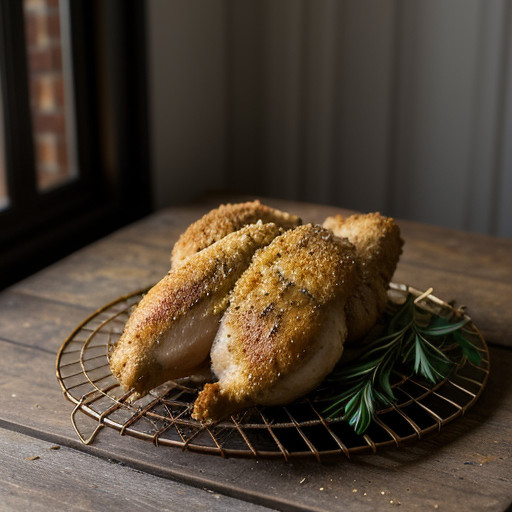 Mr. Food's Oven-Crisped Chicken recipe image