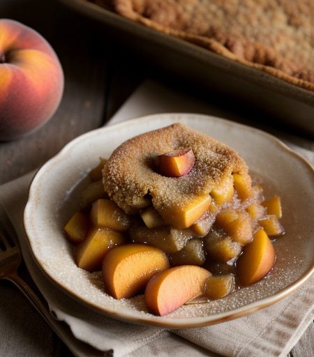 Mr. Foods Peach Cobbler recipe image