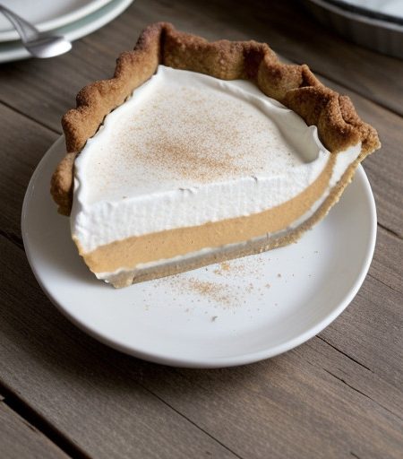 Mr. Food's Pumpkin Crunch Cream Pie recipe image