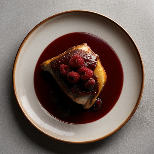 Mr. Food's Raspberry Chicken 12/4/95 recipe image