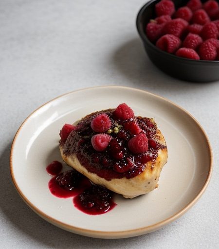 Mr. Food's Raspberry Chicken recipe image