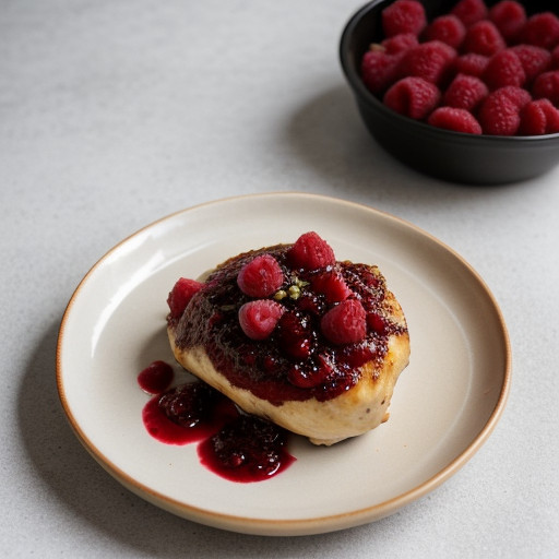 Mr. Food's Raspberry Chicken recipe image