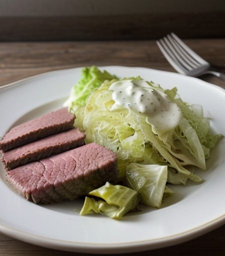Mr. Food's Skillet Corned Beef & Cabbage recipe image