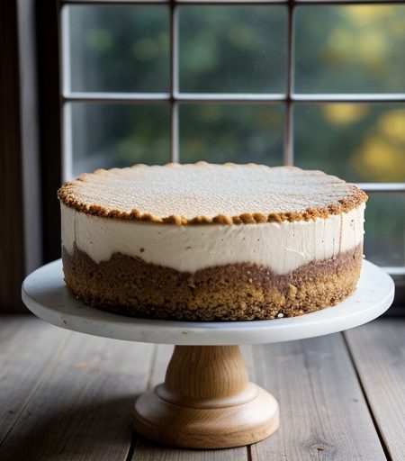 Mr. Food's Tasty Toffee Cheesecake recipe image