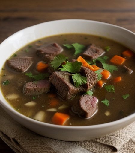 Mr. Food's Texas Steak Soup recipe image