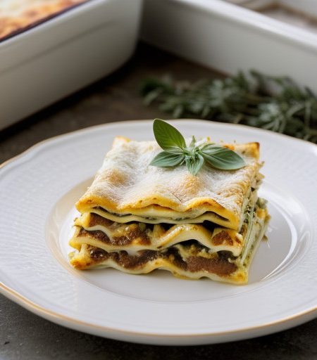 Mr. Food's Vegetable Lasagna recipe image